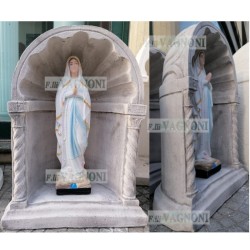 -->OFFERTA<-- NICCHIA Cm. 65 + STATUA MADONNA LOURDES